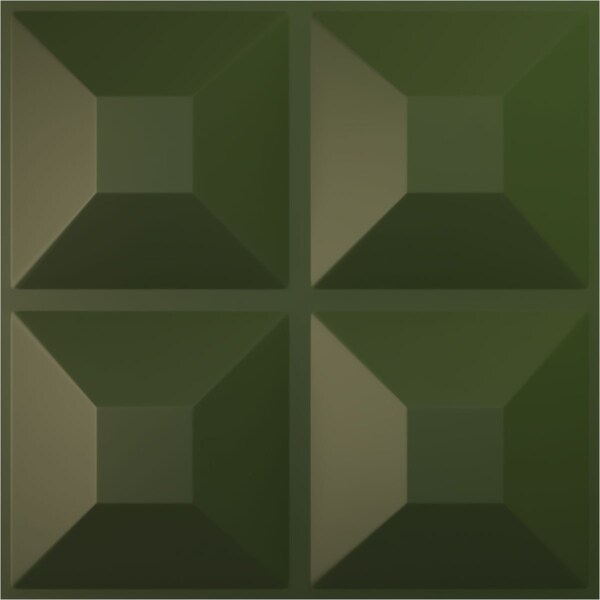 Ekena Millwork 11 7/8in. W x 11 7/8in. H Swindon EnduraWall Decorative 3D Wall Panel Covers 0.98 Sq. Ft. WP12X12SWGCG - main